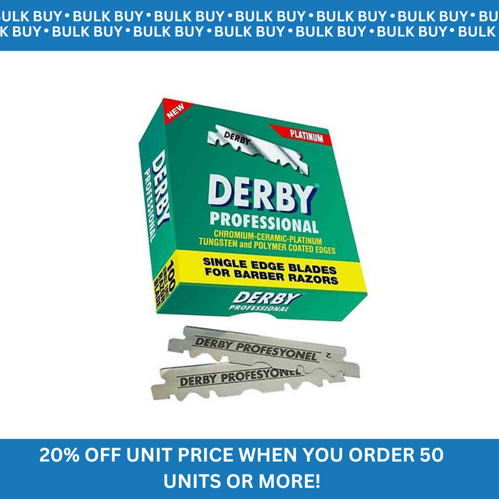 Derby Single Edge Razor Blades BULK BUY