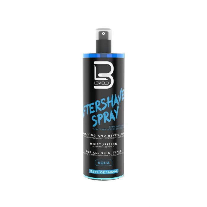 L3VEL3 Aftershave Cologne Spray 400ml - Aqua