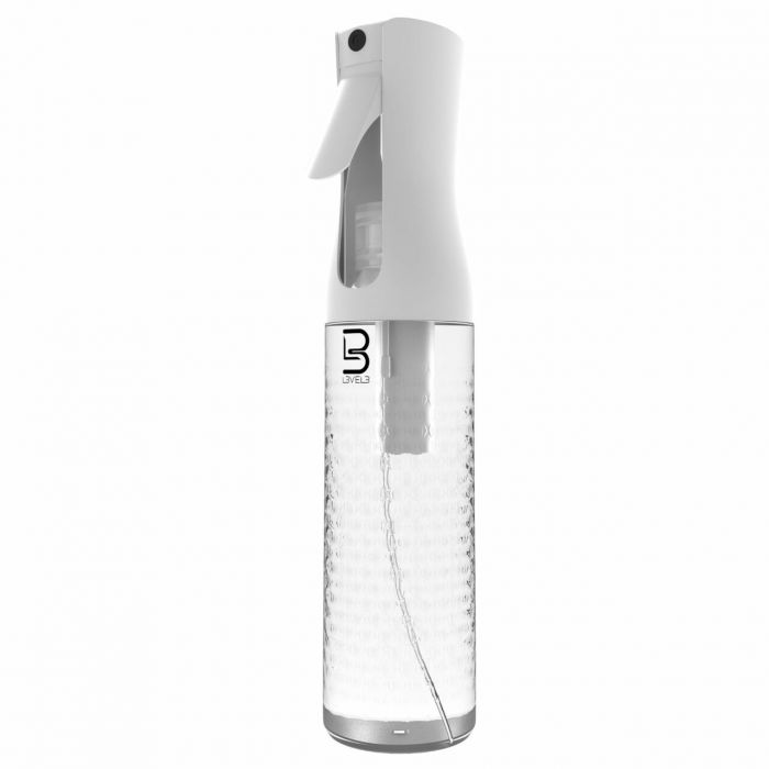L3VEL3 Beveled Continuous Spray Bottle - Clear