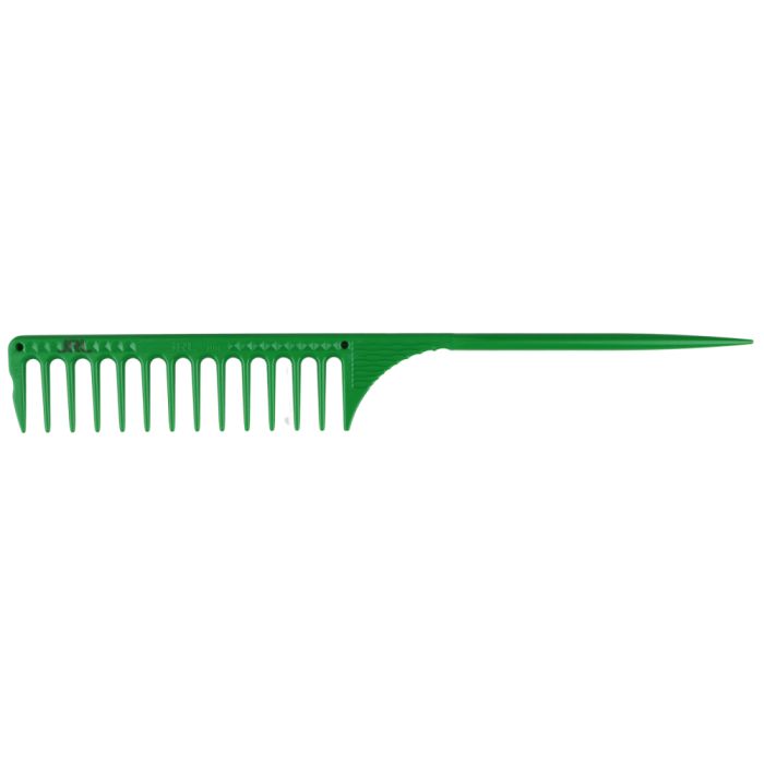 JRL Fine Teeth Tail Comb J104 9.8" - Green