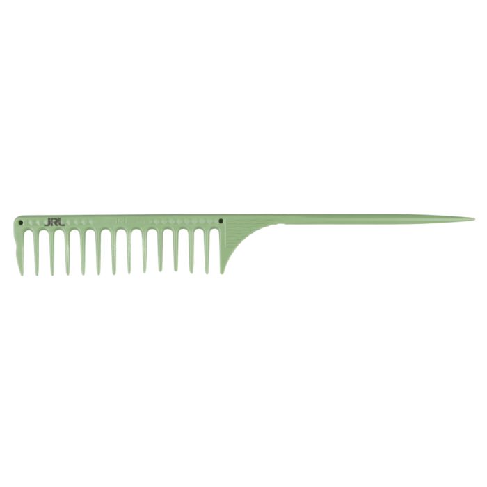 JRL Fine Teeth Tail Comb J104 9.8" - Light Green