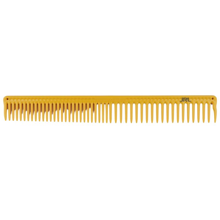 JRL Long Round Tooth Cutting Comb J306 9" - Yellow