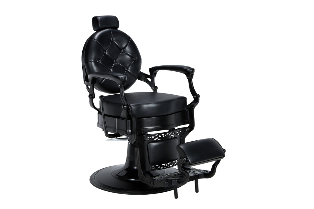Mirplay Check Vintage Barber Chair - Black