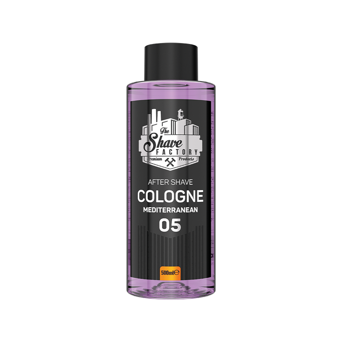 The Shave Factory - Aftershave Cologne 500ml - 05 Mediterranean