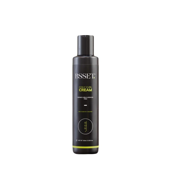 BSSET Coily Curl Cream 300ml - MCR Barber Supplies