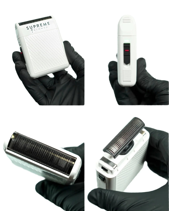 Supreme Trimmer Solo Single Foil Shaver - White