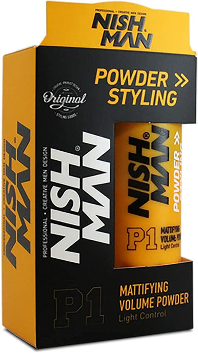 Nishman Hair Styling Powder | Mattifying Volume Powder P1