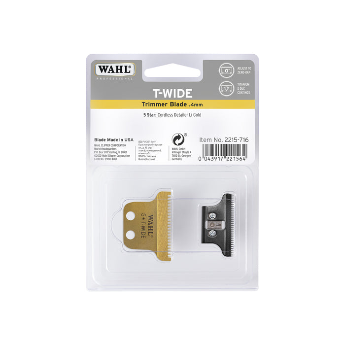 Wahl Gold Detailer Li T-Wide Blade