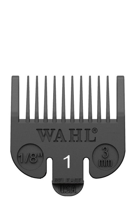 Wahl Clipper Guard Attachment Combs in Black - MCR Barber Supplies