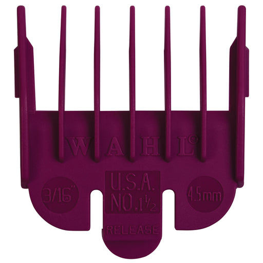 Wahl Clipper Guard Attachment Comb 1½ - 1.5 - 4.5mm (Plum) - MCR Barber Supplies
