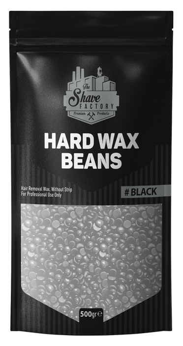 The Shave Factory Hair Removal Wax Beans - Black 500g