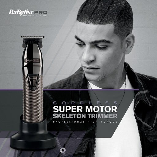 Babyliss Pro Super Motor Skeleton Trimmer With Charging Stand - MCR Barber Supplies