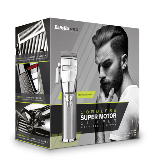 Babyliss Pro Cordless Super Motor Clipper - MCR Barber Supplies