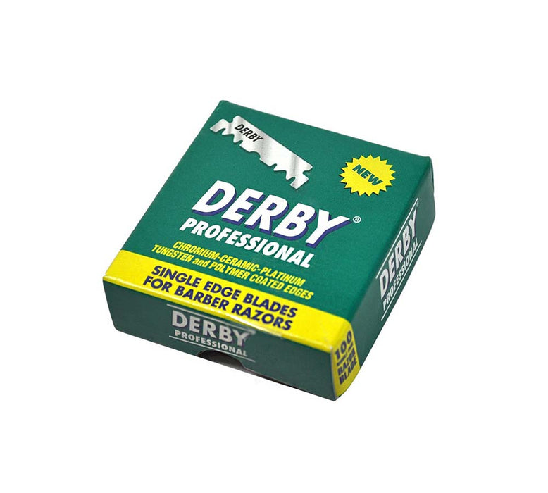 Derby Single Edged Razor Blade x 100