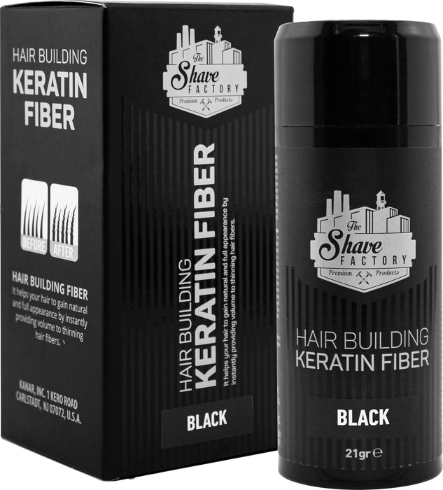 The Shave Factory Hair Building Keratin Fibre 21g - MCR Barber Supplies