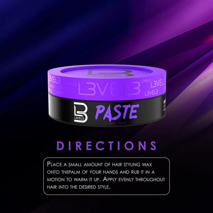 L3VEL3 Hair Styling Paste 150ml - Matte