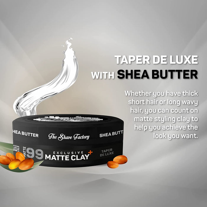 The Shave Factory Matte Clay 99 SHEA BUTTER - 150ML