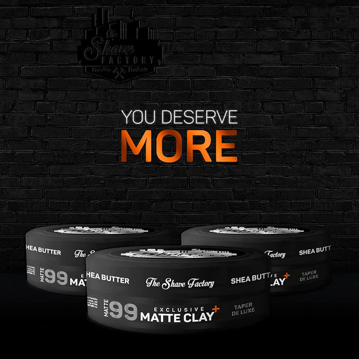 The Shave Factory Matte Clay 99 SHEA BUTTER - 150ML