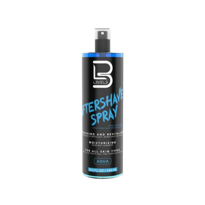 L3VEL3 Aftershave Cologne Spray 400ml - Aqua