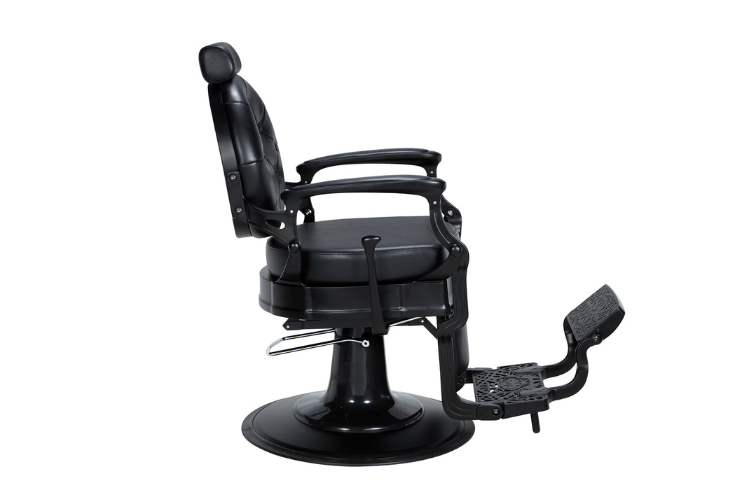 Mirplay Check Vintage Barber Chair - Black