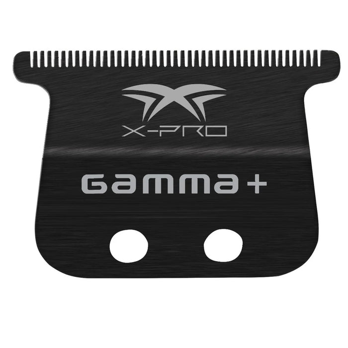 GAMMA BLADE SET - X-PRO FIXED TRIMMER BLADE WITH THE ONE MOVING DLC DEEP TOOTH CUTTER - MCR Barber Supplies