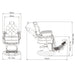 Vanquish Barber Chair - Black with Chrome Frame