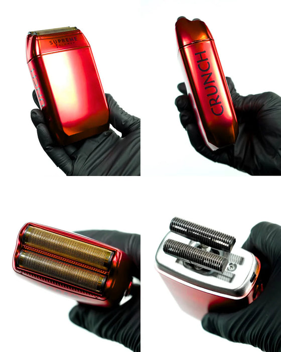 Supreme Crunch Foil Shaver Waterproof Red