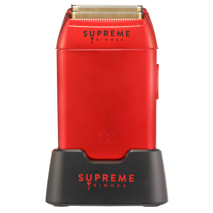 Supreme Crunch Foil Shaver Waterproof Red