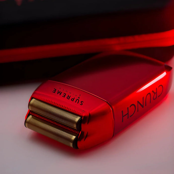 Supreme Crunch Foil Shaver Waterproof Red