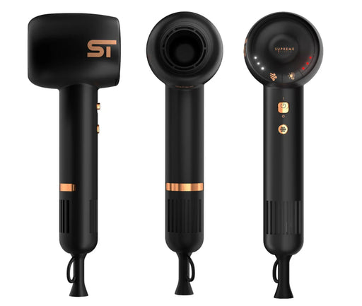 Supreme Trimmer Brushless Motor Hairdryer Black