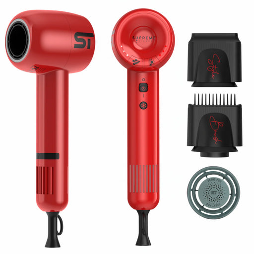 Supreme Trimmer Brushless Motor Hairdryer Red