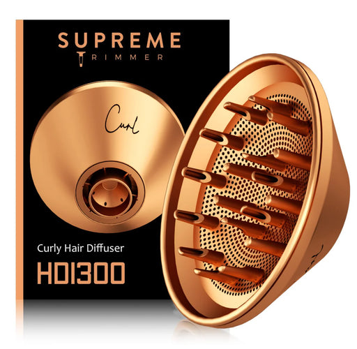 Supreme Trimmer Curly Hair Diffuser Nozzle Gold