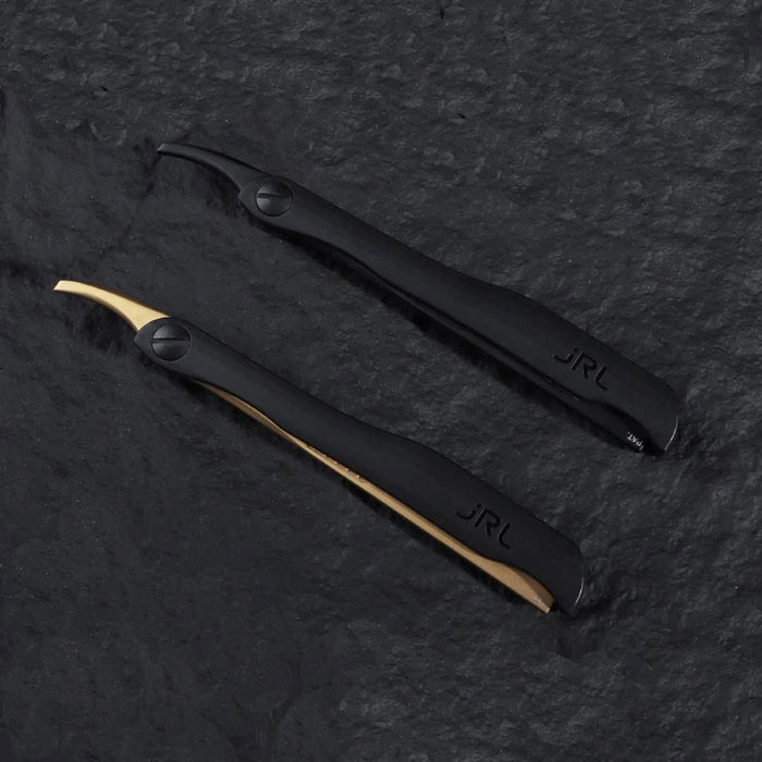 JRL Magnetic Straight Edge Razor Black/Gold