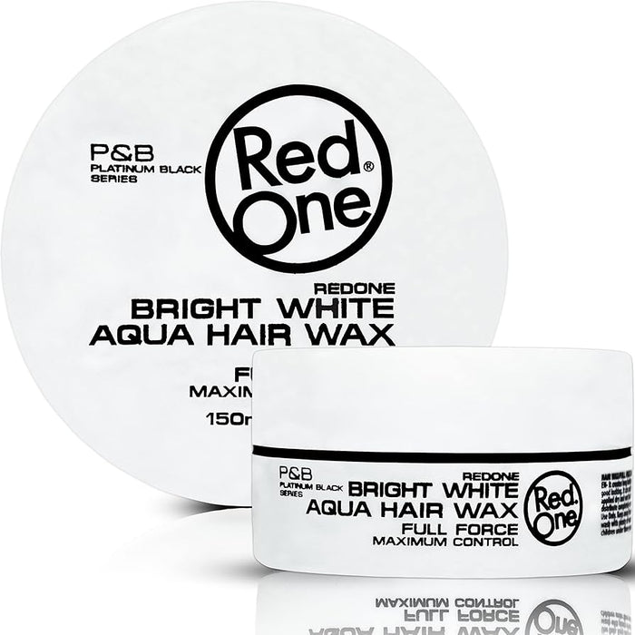 Red One Aqua Styling Wax White 150ml (48 Tubs Full Box)