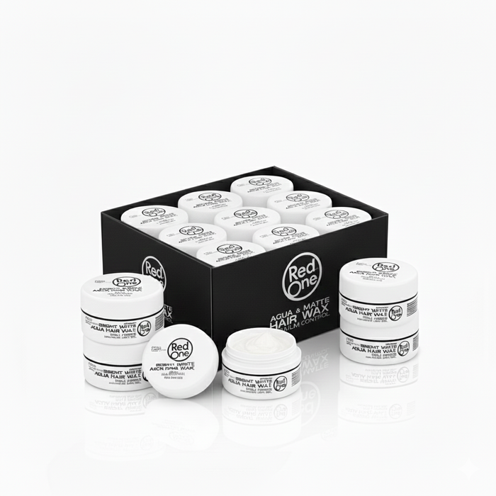 Red One Aqua Styling Wax White 150ml (48 Tubs Full Box)
