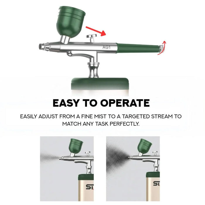 Supreme Trimmer Airbrush Gun Kit Sand