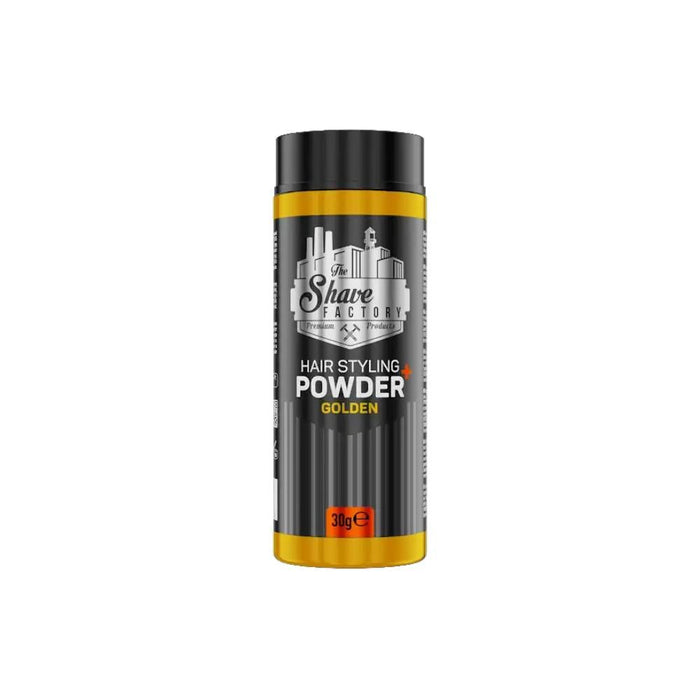 The Shave Factory Hair Styling Powder Golden 30g - MCR Barber Supplies