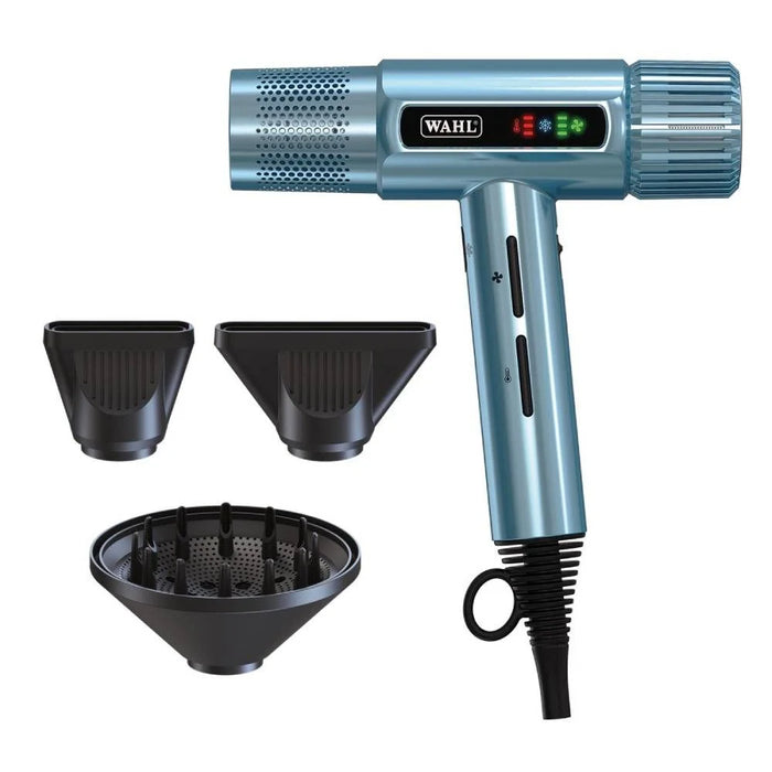 Wahl Vanquish Hairdryer Blue - MCR Barber Supplies