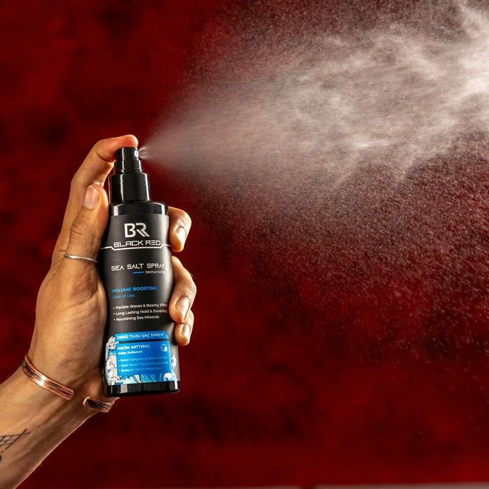 Black Red Beachy Effect Sea Salt Spray 200ml