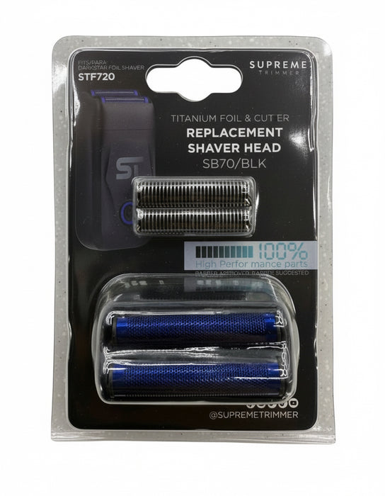Supreme Trimmer Darkstar Shaver Replacement Foil & Cutter SB70