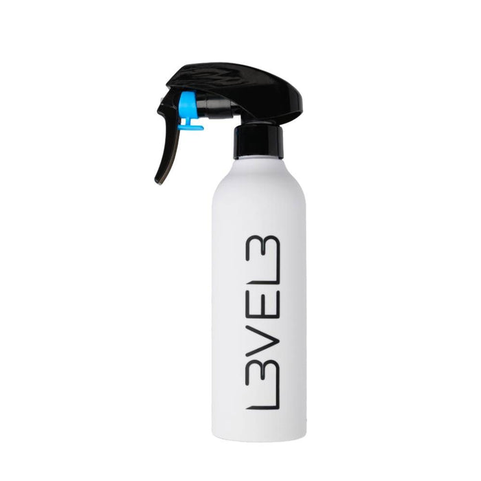 L3VEL3 Rubberised Spray Bottle White