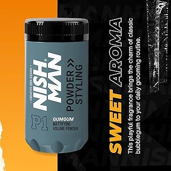 Nishman Hair Styling Mattifying Volume Powder - P1 Gumgum 20g - MCR Barber Supplies