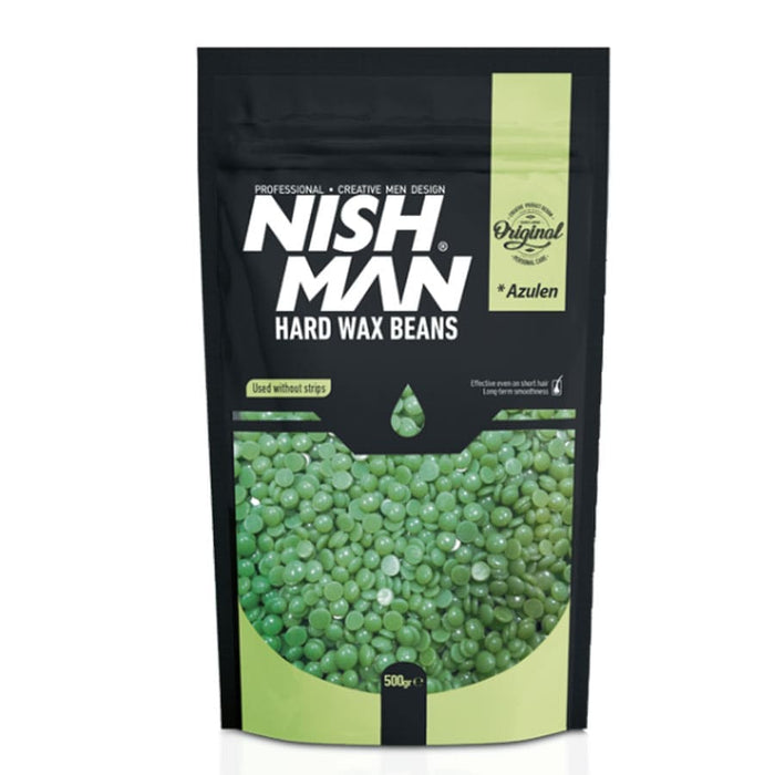 Nishman Hard Wax Hair Removal Beans - Azulene 500g