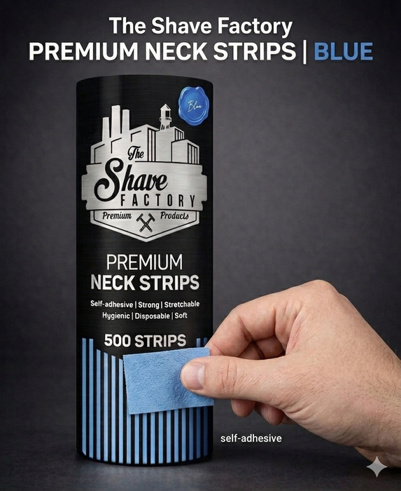 The Shave Neck Strips Blue