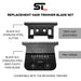 Supreme Trimmer Recharge Trimmer Blade - Deep Tooth - MCR Barber Supplies