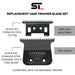 Supreme Trimmer Recharge Trimmer Blade - Standard Tooth - MCR Barber Supplies