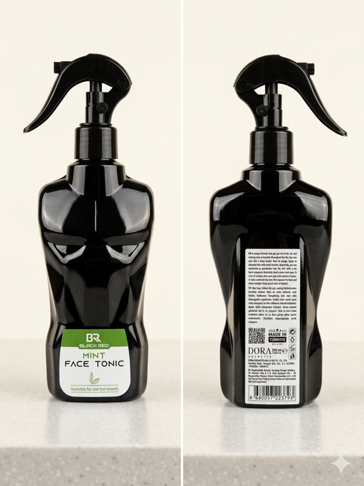 Black Red Mint Face Tonic 350ml - MCR Barber Supplies