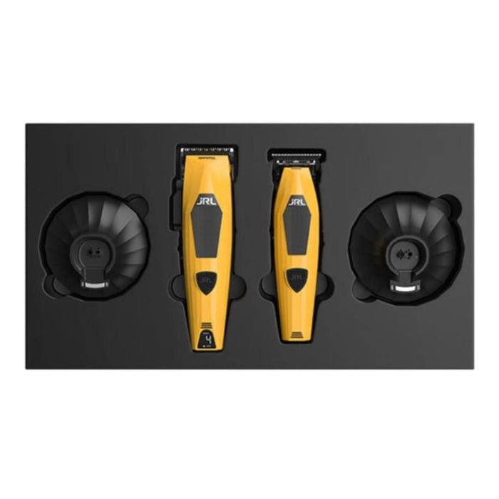 JRL Diamante Clipper & Trimmer Kit Yellow - MCR Barber Supplies