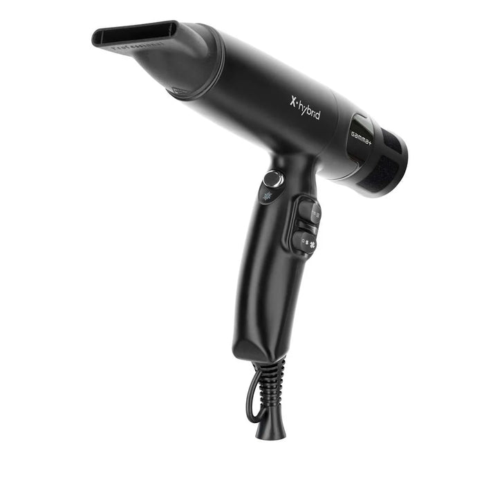 Gamma+ X-Hybrid Hairdryer - Black