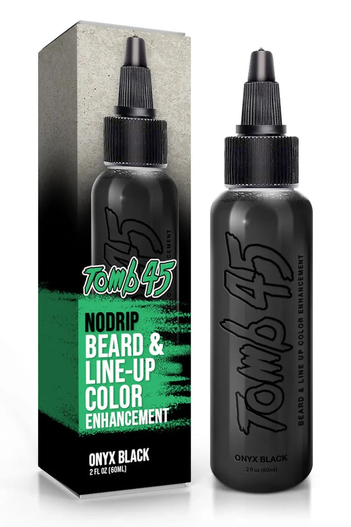 Tomb45 No Drip Enhancement Colour Beard & Line - Onyx Black 60ml